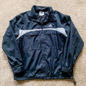 Adidas Vintage Men’s Black Wind-Breaker